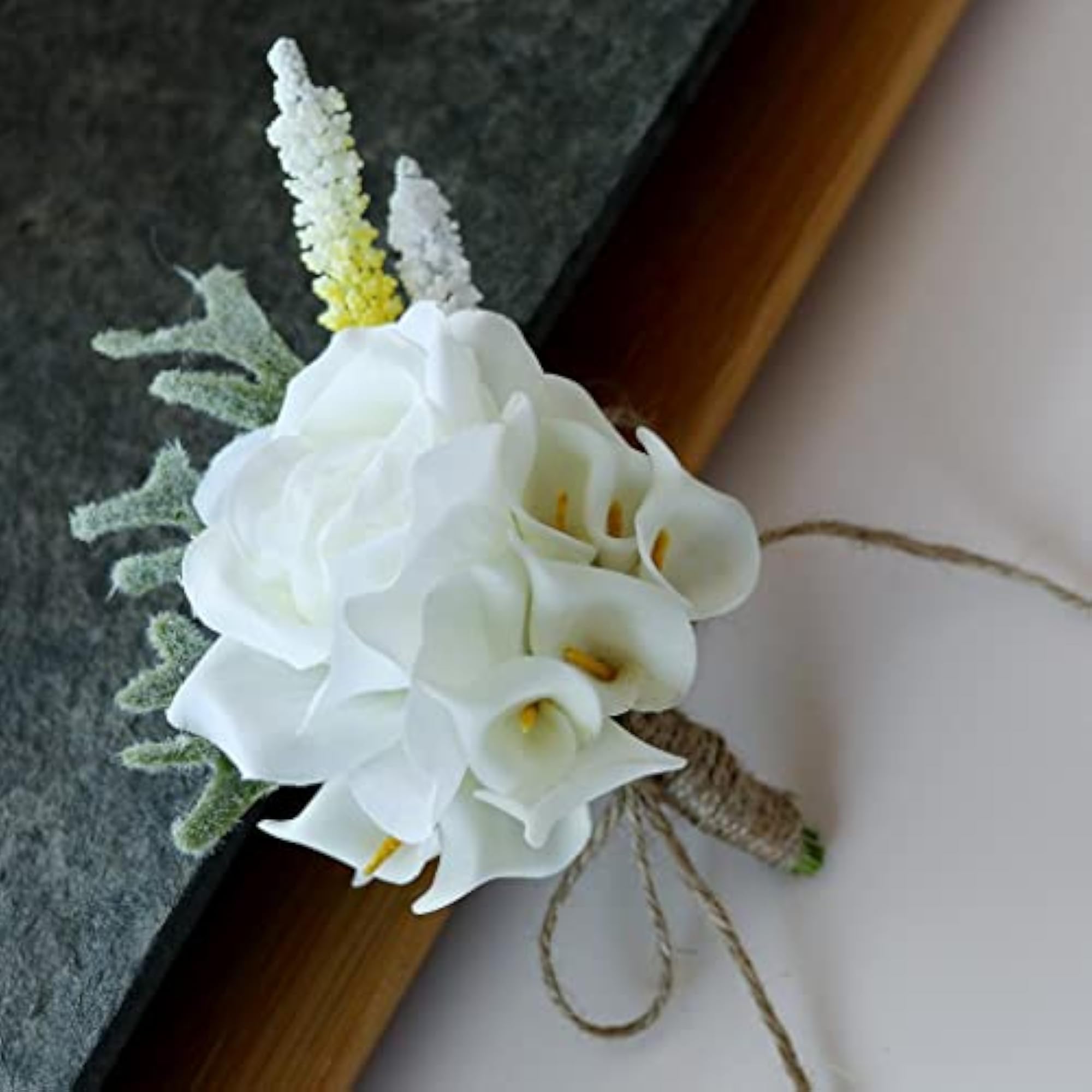 14x Artificial Calla Flower Corsage for Weddings